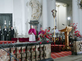 Abschlussvesper der Bischofskonferenz mit Spendung des Bonifatiussegens (© Karl-Franz Thiede)